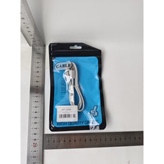 Cablu de date si de incarcare Apple, USB Tip-C-Lightning, 1 metru, Kaveny, Alb
