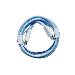 Cablu de Date Universal, Kadeny, Incarcare Rapida, Type-C to Type-C Compatibil cu Telefon sau Tableta, Cablu de Incarcare Impletit din Nailon, 1 m, Albastru