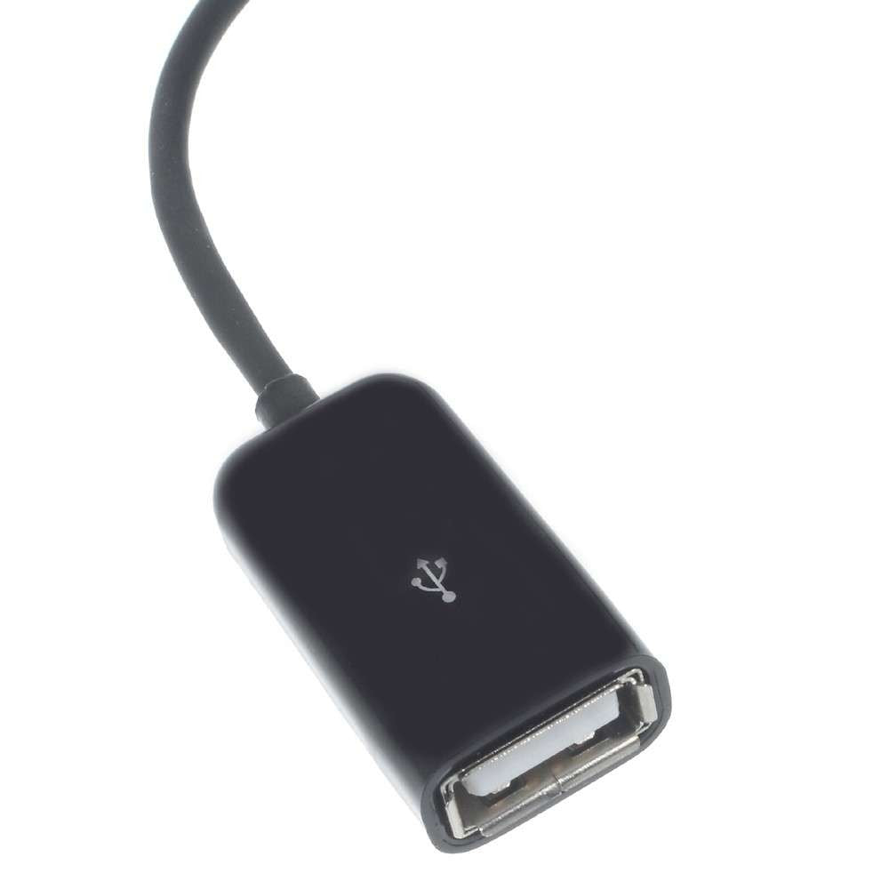 Cablu OTG USB 2.0 Type-C to USB A 16 cm Kadeny, Negru