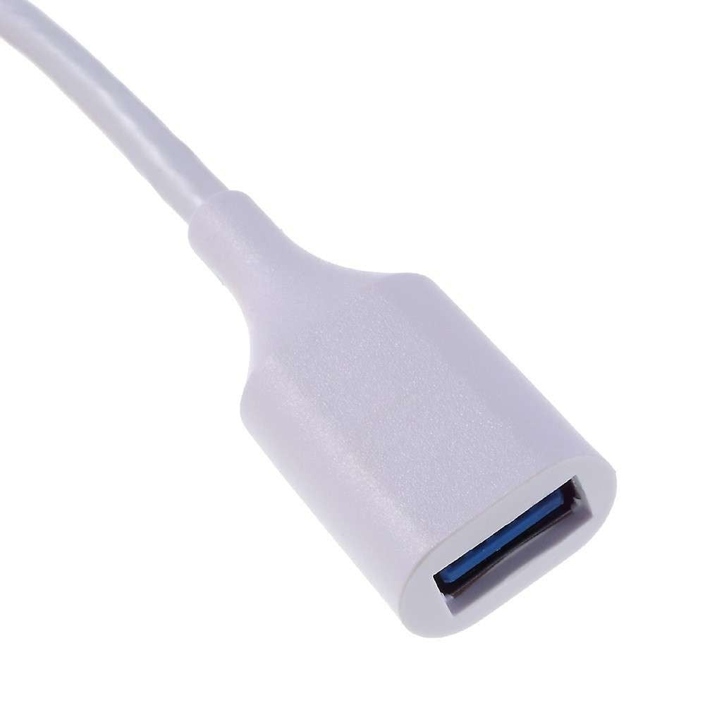 Cablu OTG USB 3.1 USB Type-C to USB A 18 cm Kadeny, Alb