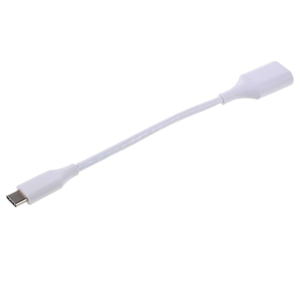 Cablu OTG USB 3.1 USB Type-C to USB A 18 cm Kadeny, Alb