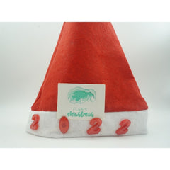 Caciulita de Mos Craciun,Kadeny, cu inscriptie 2022 si led, rosie, marime universala, poliester