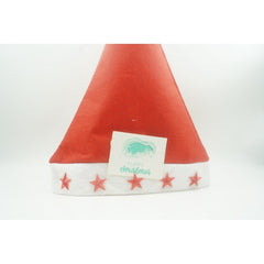 Caciulita de Mos Craciun,Kadeny, cu stele si led, rosie, marime universala, poliester
