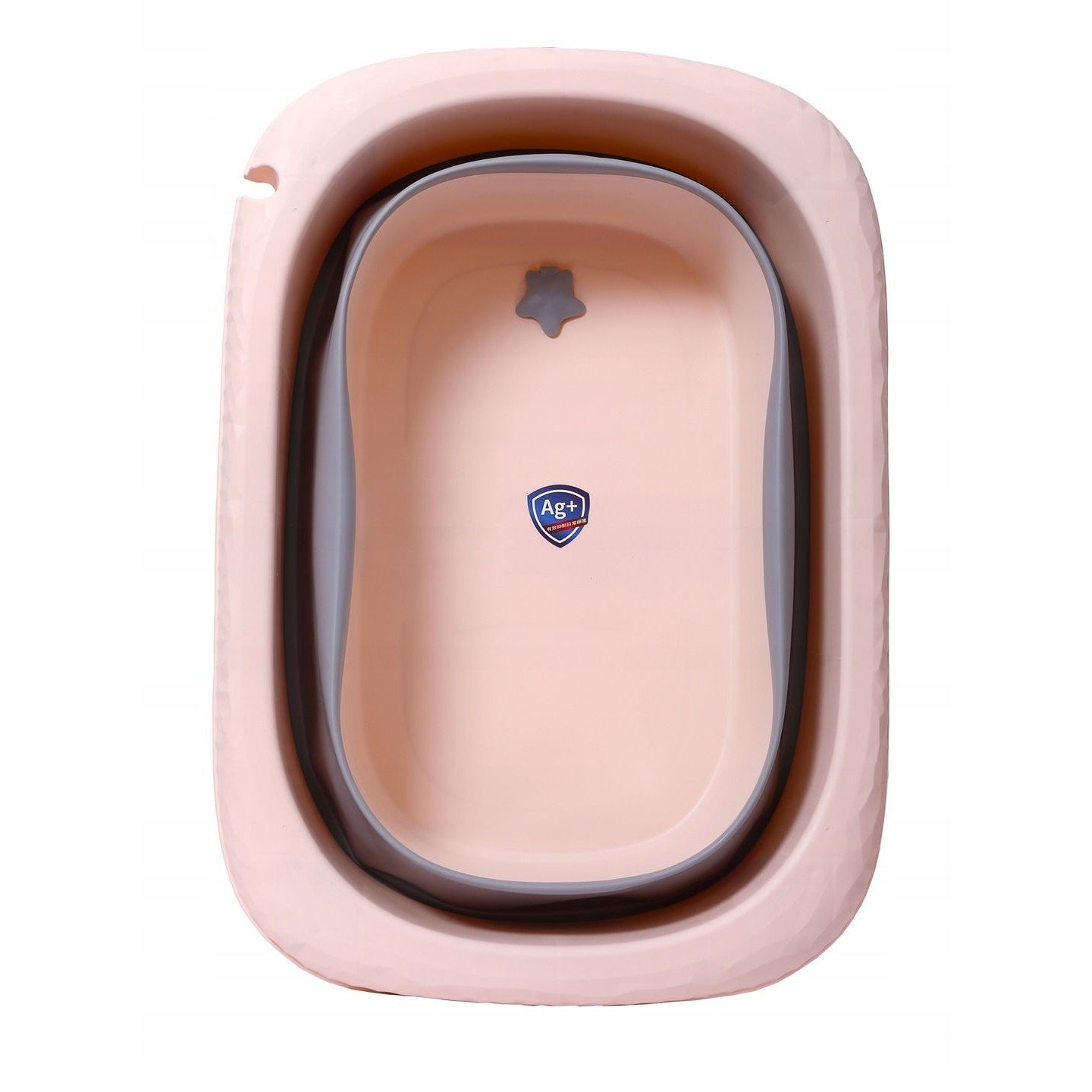 Cada Pliabila pentru Baie, Kadeny, din PP+TPE, pentru Copii 0-6 Ani, cu Picioare, Suport de Sezut, Scurgere Etans, 80 x 52 x 42 cm, Portocaliu