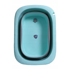 Cada Pliabila pentru Baie, Kadeny, din PP+TPE, pentru Copii 0-6 Ani, cu Picioare, Suport de Sezut, Scurgere Etans, 48.5x25x72 cm, Albastru