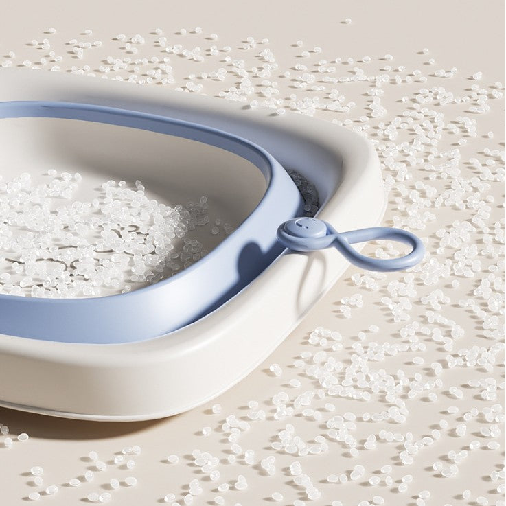 Cada Pliabila pentru Baie pentru Copii, Kadeny, Cadita pentru Bebelusi, Model Patrat pentru Fundulet, Albastru, 32x27.5x3.7 cm, 4 L