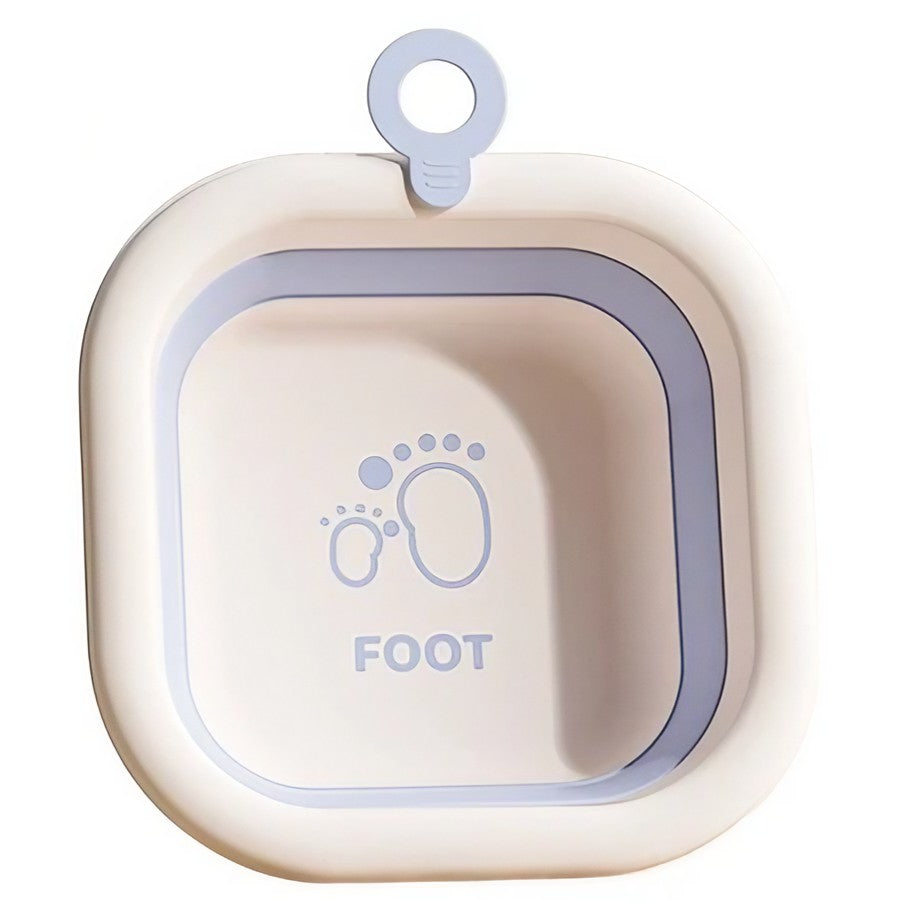 Cada Pliabila pentru Baie pentru Copii, Kadeny, Cadita pentru Bebelusi, Model Patrat pentru Picioare, Albastru, 30x30x3.5 cm, 3.5 L