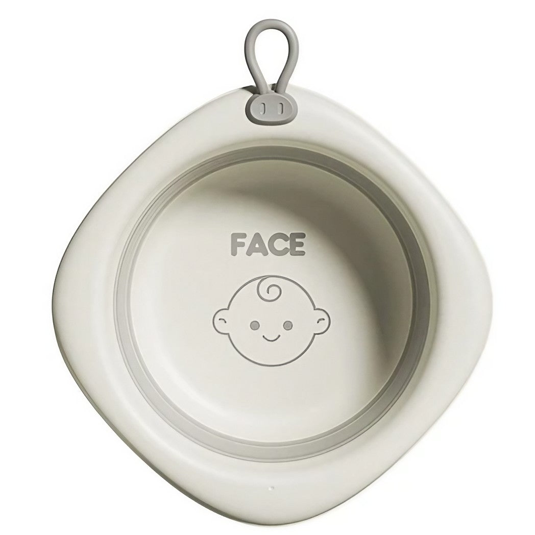 Cada Pliabila pentru Baie pentru Copii, Kadeny, Cadita pentru Bebelusi, Model Romb pentru Fata, Gri, 31.5x31.5x3.5 cm, 3L