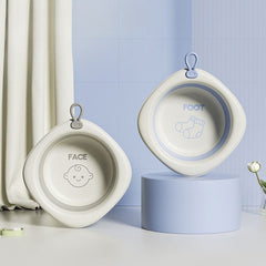 Cada Pliabila pentru Baie pentru Copii, Kadeny, Cadita pentru Bebelusi, Model Romb pentru Picioare, Mov, 31.5x31.5x3.5 cm, 3L