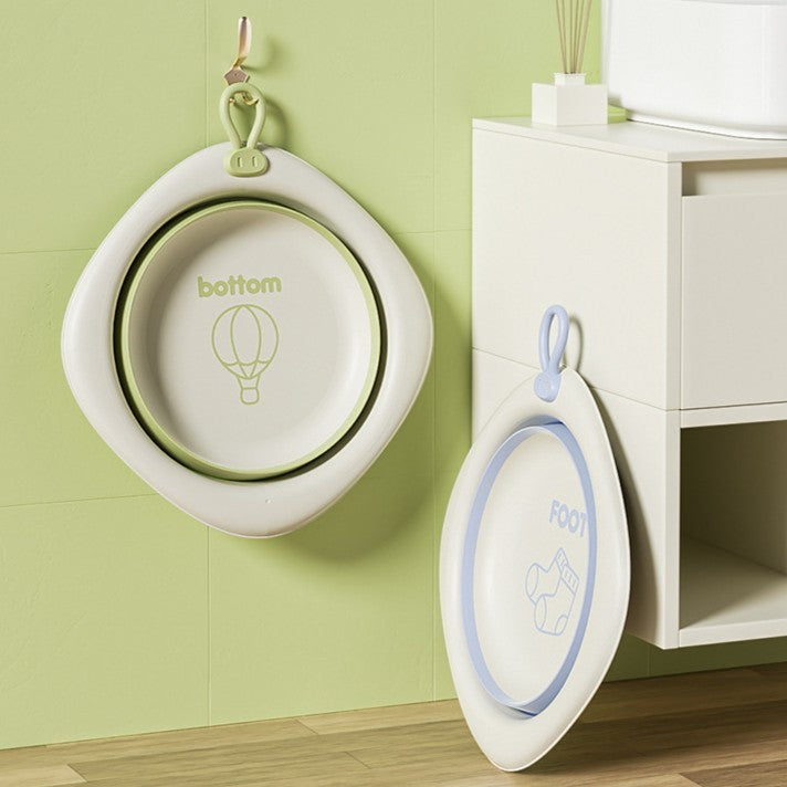 Cada Pliabila pentru Baie pentru Copii, Kadeny, Cadita pentru Bebelusi, Model Romb pentru Picioare, Mov, 31.5x31.5x3.5 cm, 3L