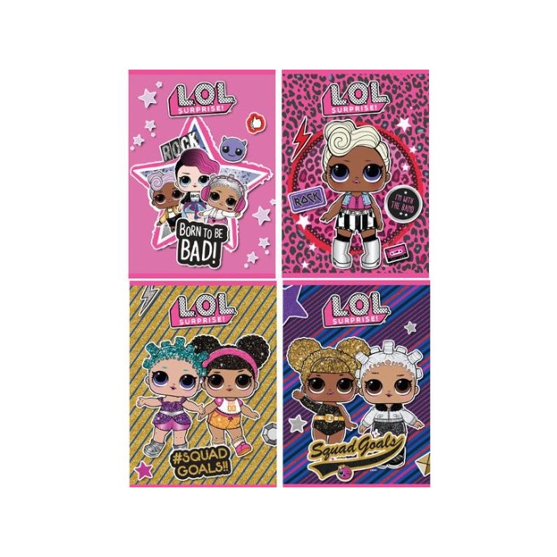 Caiet scolar A5 St.Majewski LOL Surprise, 16 file, matematica, 624339