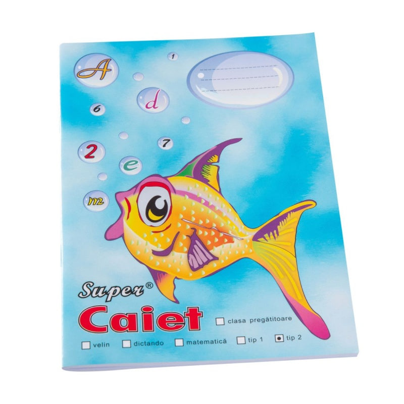 Caiet special A5 SUPER, 48 file, 80g, tip II