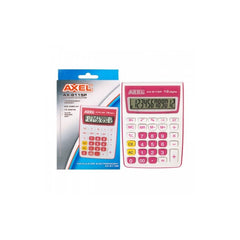 Calculator de birou Axel AX-8115P 393788, 12 digiti, alimentare baterie