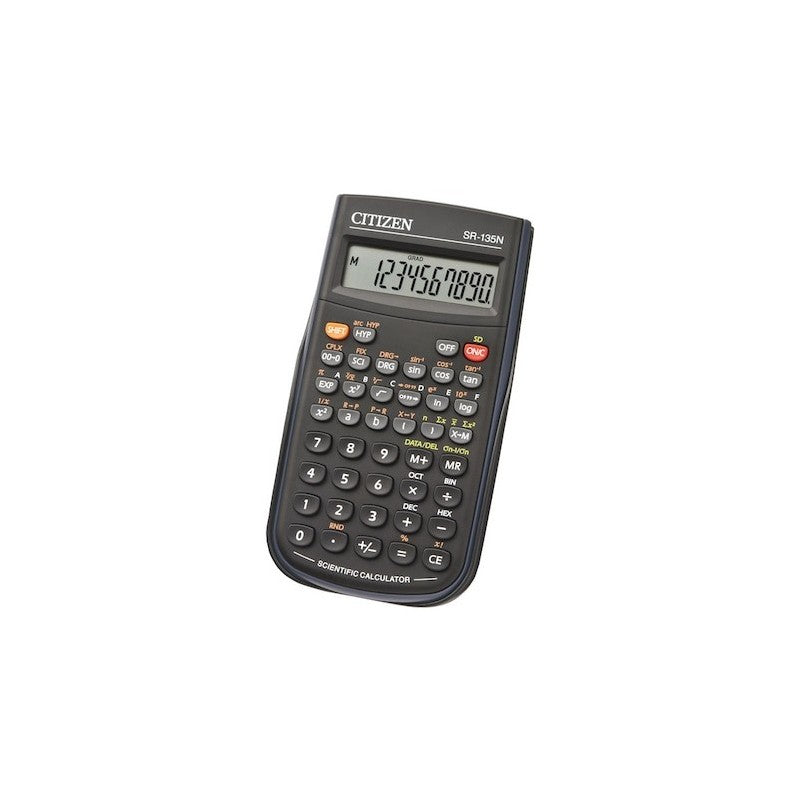 Calculator de birou Citizen SR-135N, 8+2 digiti, alimentare baterie, stiintific
