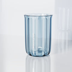 Cana de Apa pentru Clatit, Kadeny, pentru Periuta de Dinti, 200 ml, 10.4 x 7.3 cm, Albastru Transparent