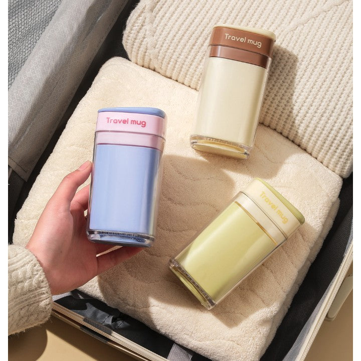 Cana Multifunctionala pentru Voiaj, Kadeny, cu Functii de Depozitare si Suport Articole Igiena Dentara, 13 x 6.8 x 6 cm, Roz Mov