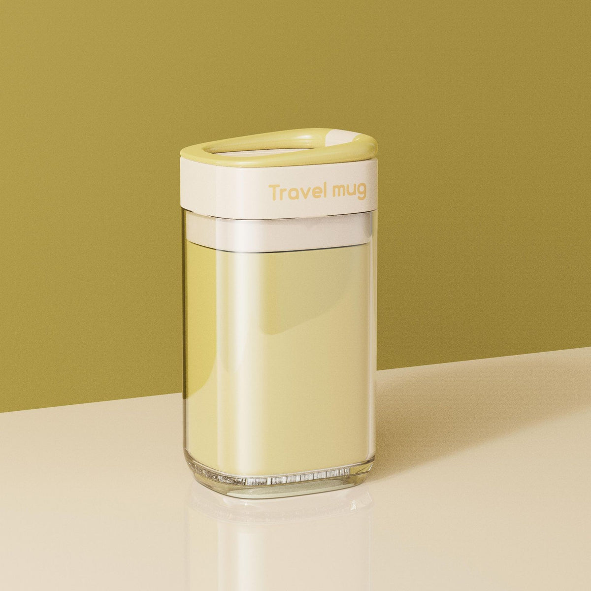 Cana Multifunctionala pentru Voiaj, Kadeny, cu Functii de Depozitare si Suport Articole Igiena Dentara, 13 x 6.8 x 6 cm, Galben