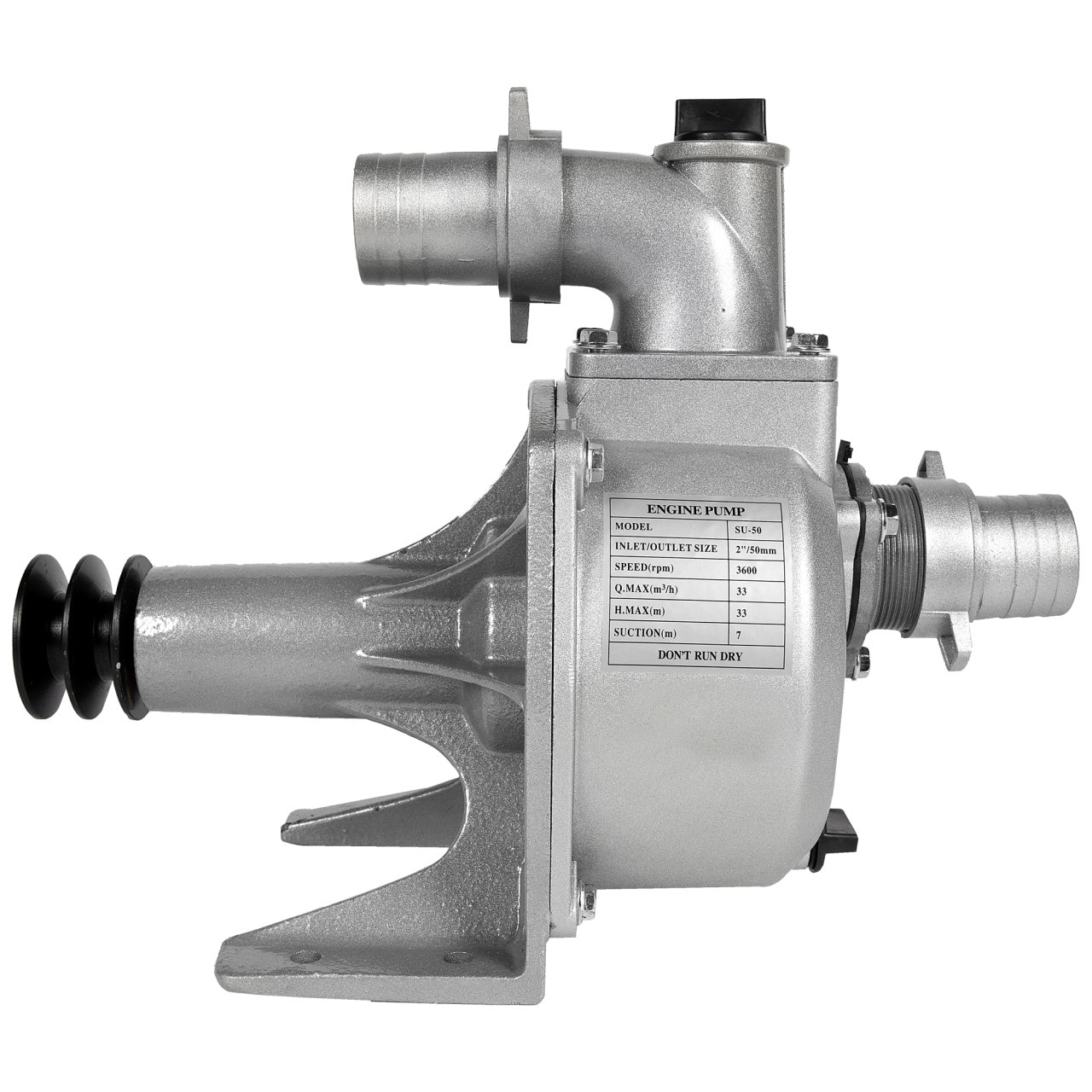 Cap motopompa Micul Fermier 2" cu fulie dubla