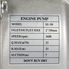 Cap motopompa Micul Fermier 2" cu fulie dubla