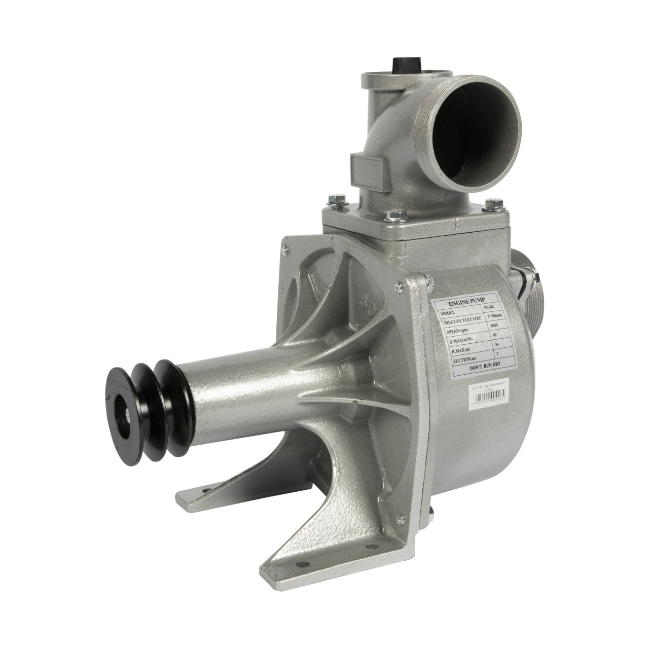 Cap motopompa Micul Fermier 3" cu fulie dubla