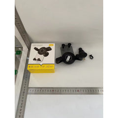 Suport Auto de Telefon, Kadeny, pentru Ventilatie, din ABS, cu Clipsuri, Rotativ, 12x9.5x12 cm, Negru-Transparent