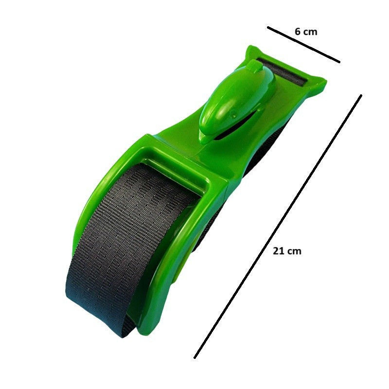 Deviator Centura de Siguranta, Kadeny, pentru Burtica Gravidelor, Universal, Ajustabil, 21x6 cm, Model Delfin Verde