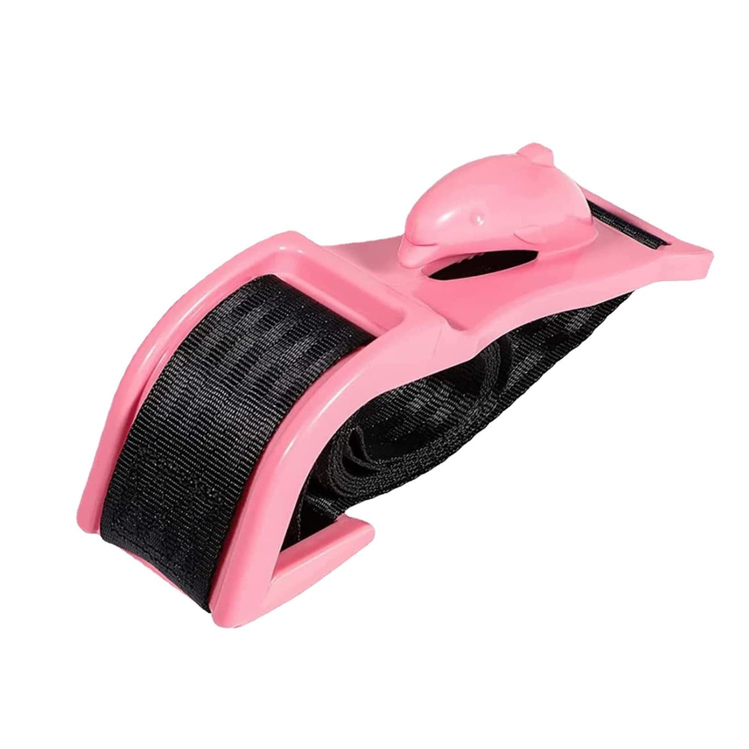 Deviator Centura de Siguranta, Kadeny, pentru Burtica Gravidelor, Universal, Ajustabil, 21x6 cm, Model Delfin Roz