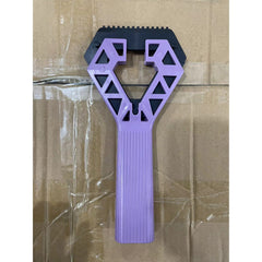 Racleta Auto pentru Zapada cu un Capat, Kadeny, Universala, Deszapezire Masina, cu Maner, Ergonomic, Detasabila, pentru Geamuri si Caroserie, Usor de Utilizat, 23.5x4.3 cm, Mov