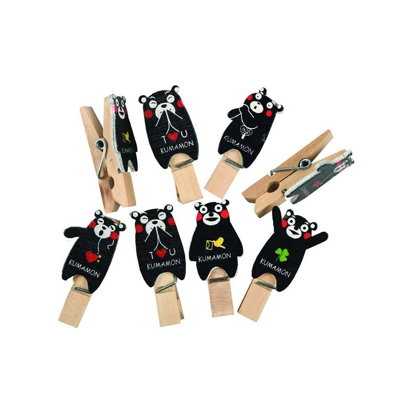 Accesorii creatie - lemn - carlig ursulet, natur, 2.5cm, set 10 buc, Colorarte