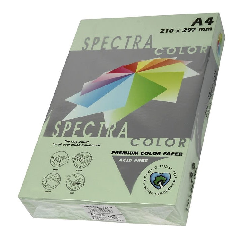 Carton colorat A4 APP 130, 160g/mp, verde deschis pastel, lagoon, top 250 coli