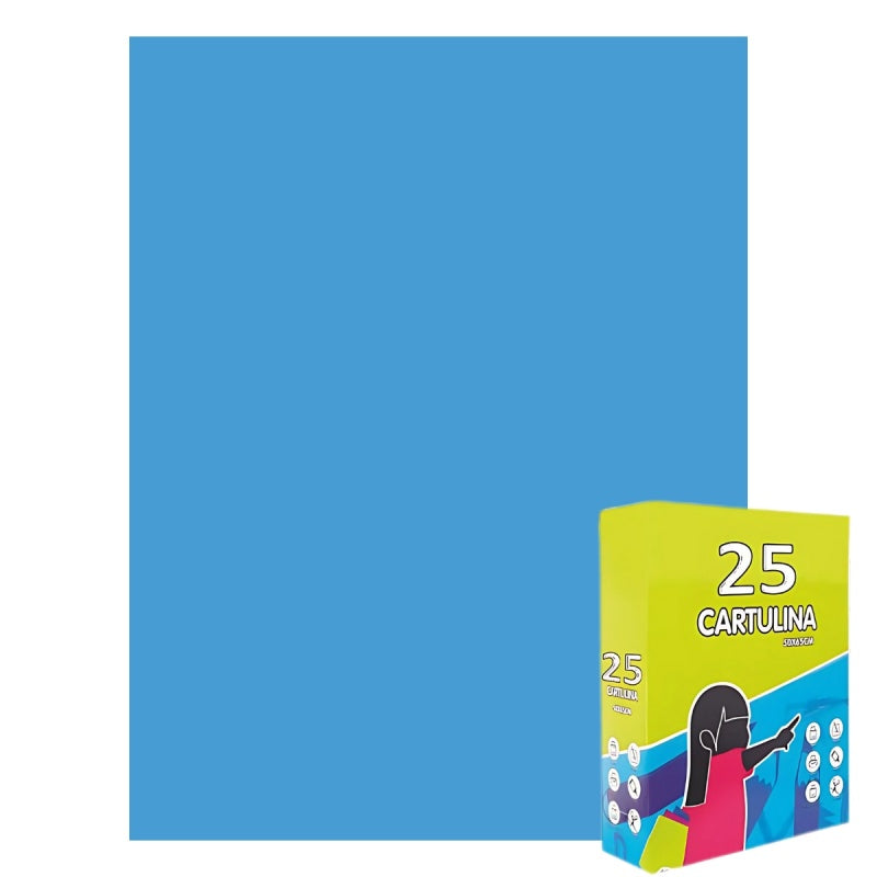 Carton colorat Fabrisa 15567/111, 50x65cm, 180g/mp, albastru turcoaz intens, top 25 coli