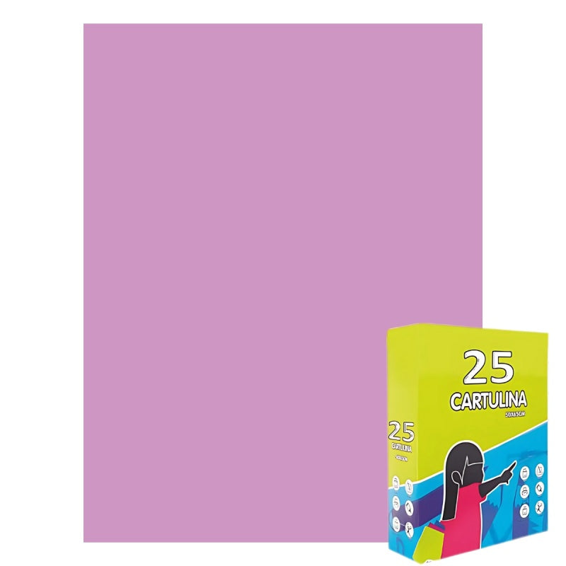 Carton colorat Fabrisa 15570/112, 50x65cm, 180g/mp, violet pastel, top 25 coli