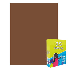 Carton colorat Fabrisa 15571/118, 50x65cm, 180g/mp, maro intens, top 25 coli