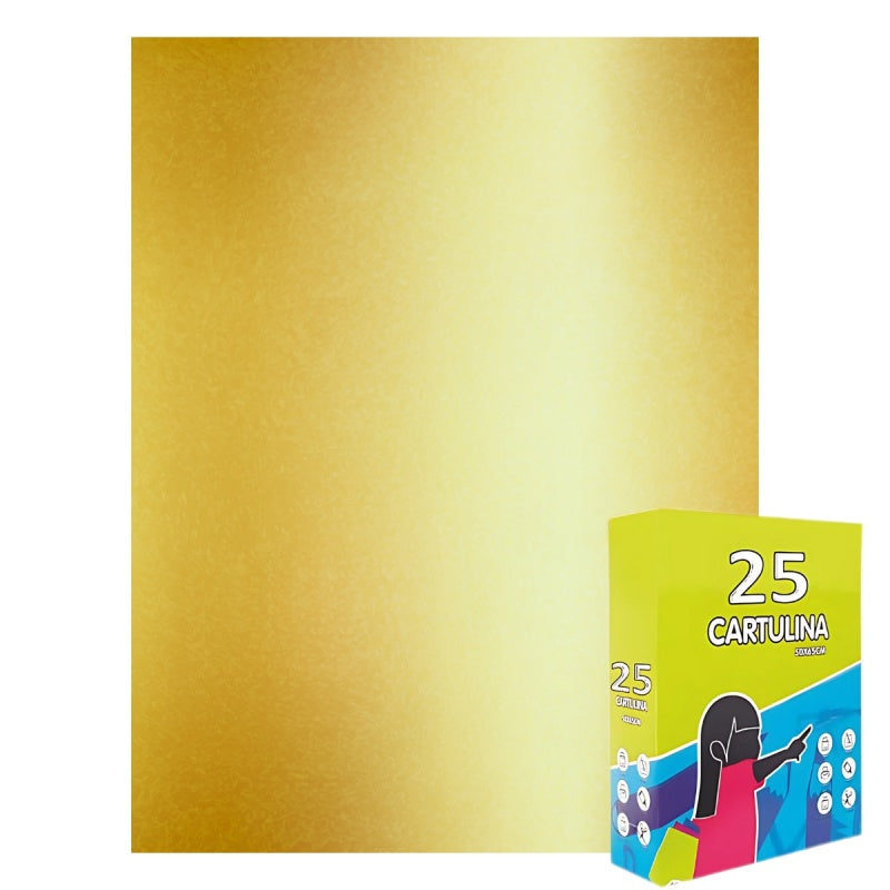 Carton colorat Fabrisa 17095, 50x65cm, 180g/mp, auriu intens, top 25 coli