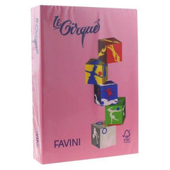 Carton colorat A4 Favini 206, 160g/mp, roz ciclam, top 250 coli