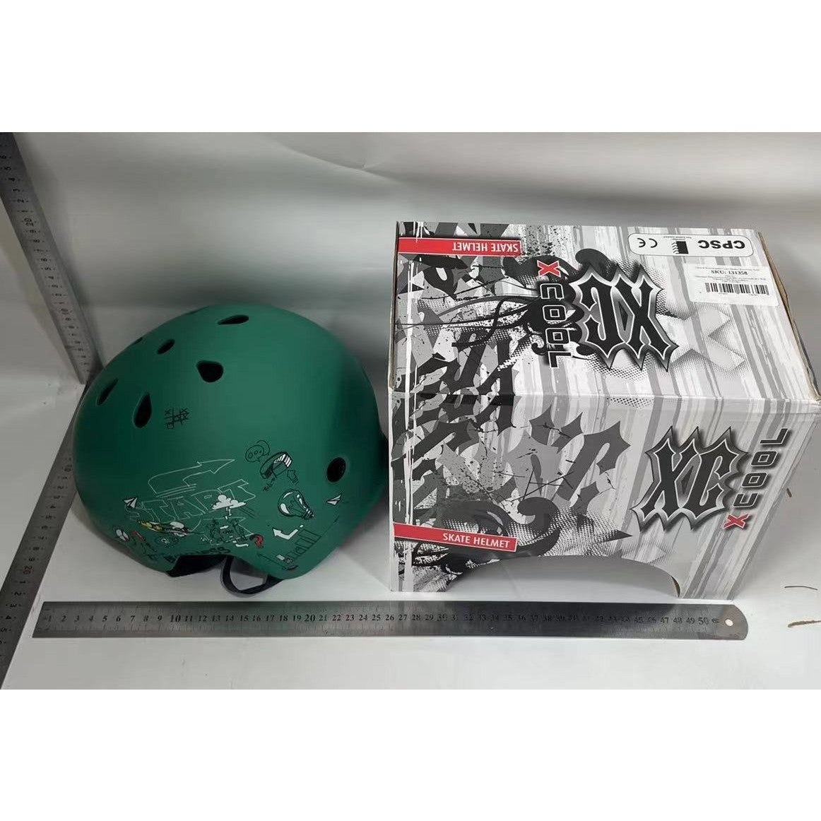 Casca de Protectie pentru Copii, Kadeny, Marime M, 52-57cm, din ABS, Unisex, Verde