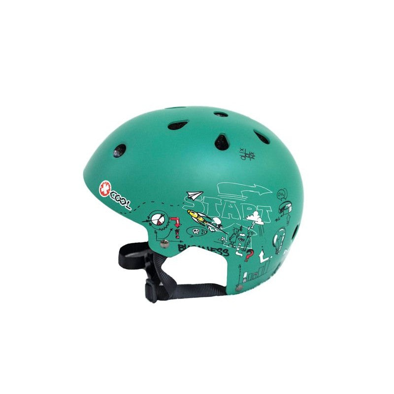 Casca de Protectie pentru Copii, Kadeny, Marime M, 52-57cm, din ABS, Unisex, Verde