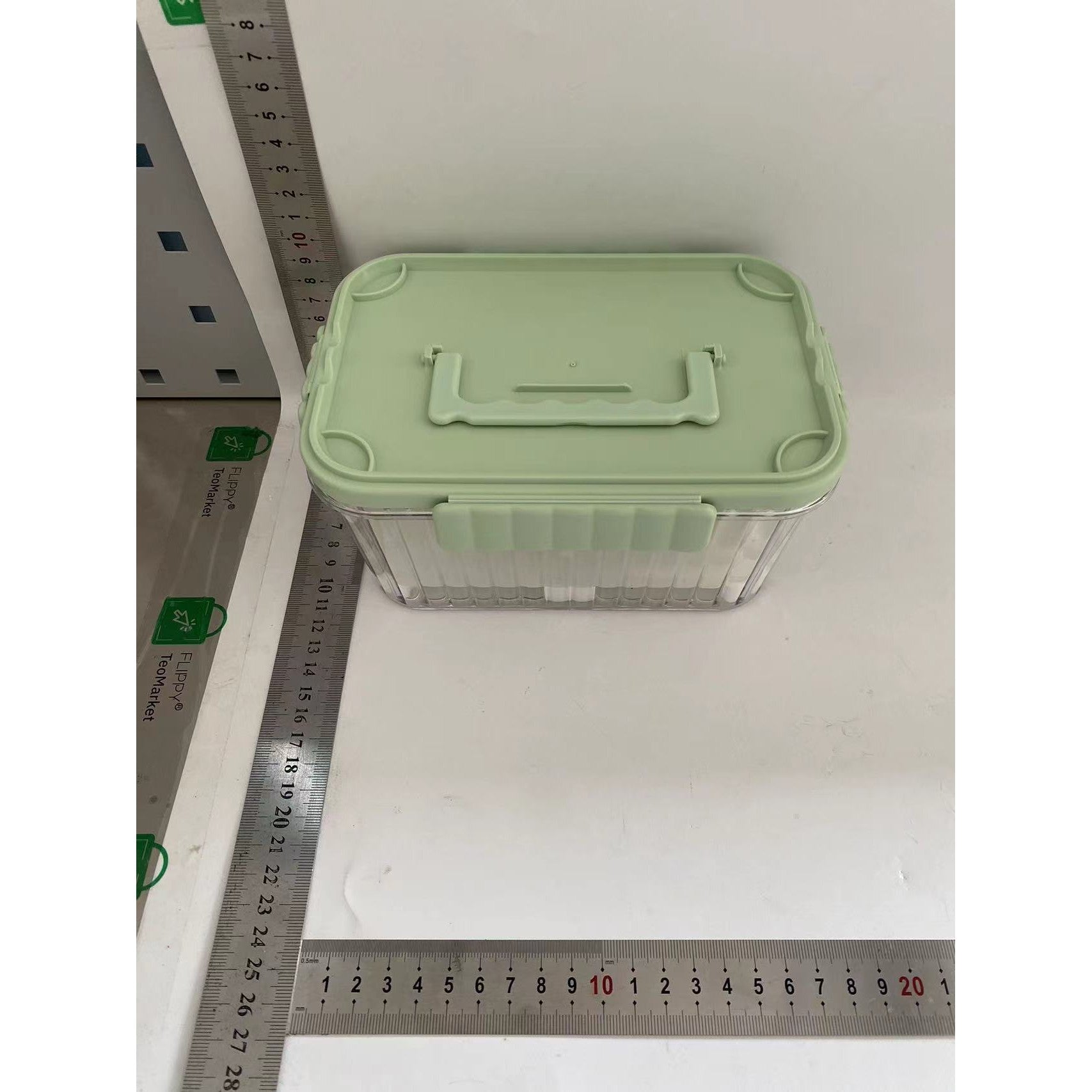 Caserola portabila pentru mancare fresh Kaveny, 1500 ml, 2 furculite,10 x 13.5 x 20 cm, 2 capace detasabile pentru congelator, etans, spatiu pentru tacamuri, maner, material plastic, rezistent la temperaturi ridicate, transparent