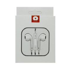 Casti Audio In-Ear, cu Microfon si cu Port Jack 3.5 mm, 1m, telecomanda pentru apeluri/volum. Kadeny WUW-R31 Alb