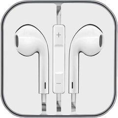 Casti Audio In-Ear, cu Microfon si cu Port Jack 3.5 mm, 1m, telecomanda pentru apeluri/volum. Kadeny WUW-R31 Alb