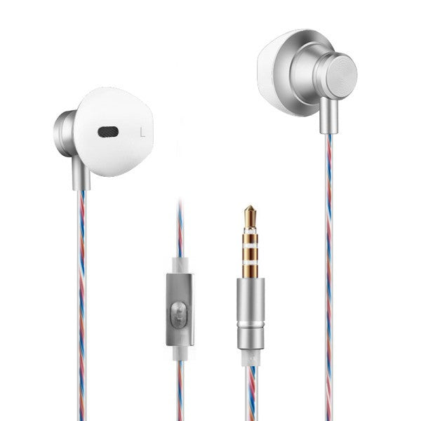 Casti audio Fineblue F-01 Microfon Argintiu