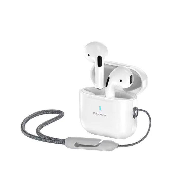 Casti Wireless, Kadeny, Apollo T14, IP7, 400 mAh, Bluetooth 5.3, Control Atingere, TWS, Anulare Zgomot ANC, Sunet HiFi, Afisare LED, Alb