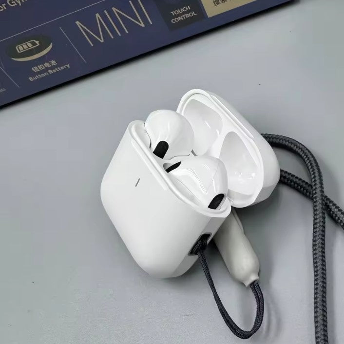 Casti Wireless, Kadeny, Apollo T14, IP7, 400 mAh, Bluetooth 5.3, Control Atingere, TWS, Anulare Zgomot ANC, Sunet HiFi, Afisare LED, Alb