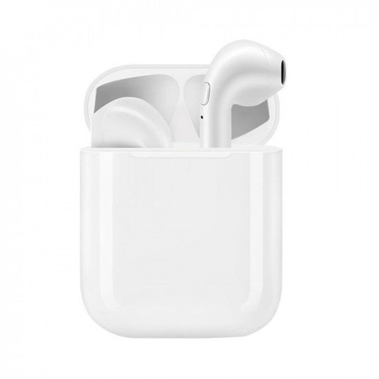 Casti Wireless Bluetooth MKJ-I8X Earbuds Kadeny, Alb