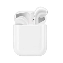 Casti Wireless Bluetooth MKJ-I8X Earbuds Kadeny, Alb