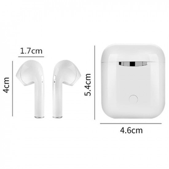 Casti Wireless Bluetooth MKJ-I9 Earbuds Kadeny, Alb