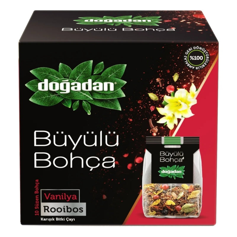 Ceai rooibos, vanilie, scortisoara Dogadan, 10 plicuri/cutie