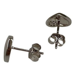 Cercei Argint 925 Inima cu Minizirconii Lateral, 1.43 g