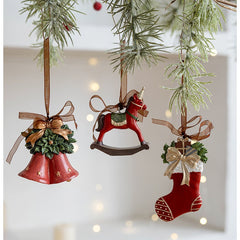 Decoratiune de Craciun, Kadeny, pentru Brad, Model Calut, 7.5 x 8 cm, din Rasina, Multicolor