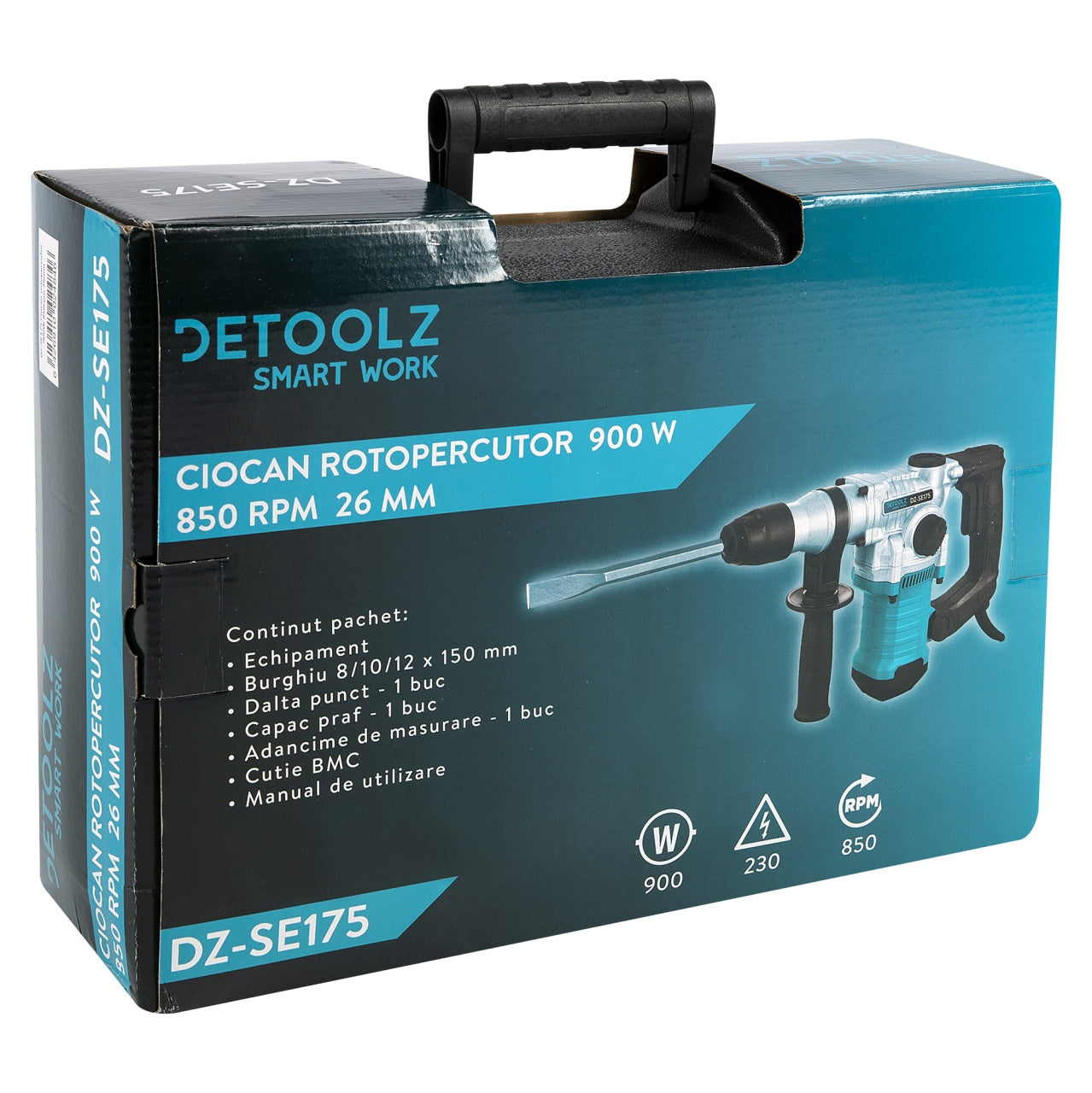 Ciocan rotopercutor 900W 850rpm 26mm